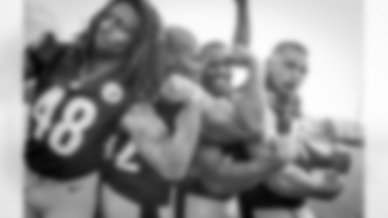 Bud Dupree, James Harrison, Arthur Moats, and Cameron Heyward