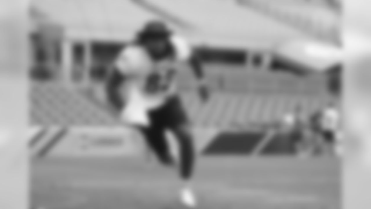 Pittsburgh Steelers wide receiver Anthony Johnson (83) trains at Heinz Field during the Steelers 2020 Training Camp, Friday, July 31, 2020 in Pittsburgh, PA. (Karl Roser / Pittsburgh Steelers)