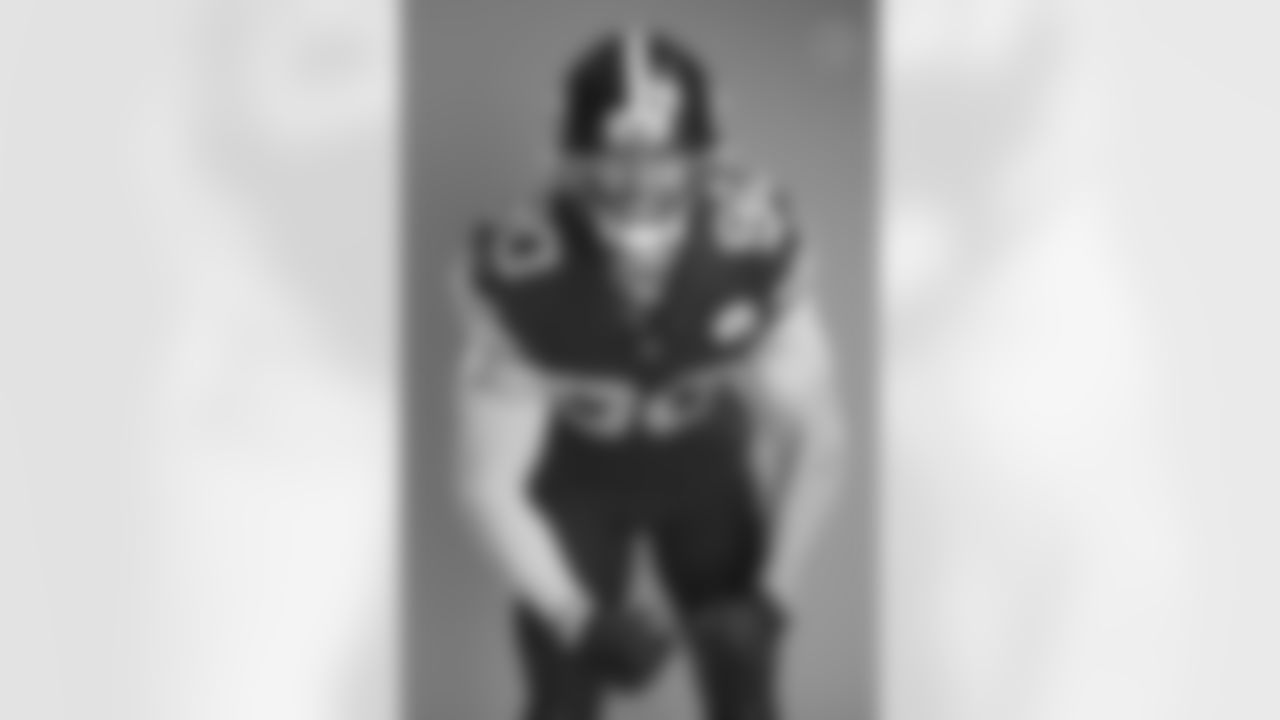 Pittsburgh Steelers linebacker T.J. Watt (90) wears the color rush uniform during a photoshoot, Wednesday, June 1, 2022 in Pittsburgh, PA. (Karl Roser / Pittsburgh Steelers)