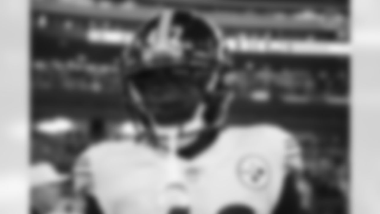 Pittsburgh Steelers cornerback James Pierre (42) during a regular season game between the Pittsburgh Steelers and the Los Angeles Chargers, Sunday, Nov. 21, 2021 in Inglewood, CA. The Chargers beat the Steelers 41-37. (Will Navarro / Pittsburgh Steelers)