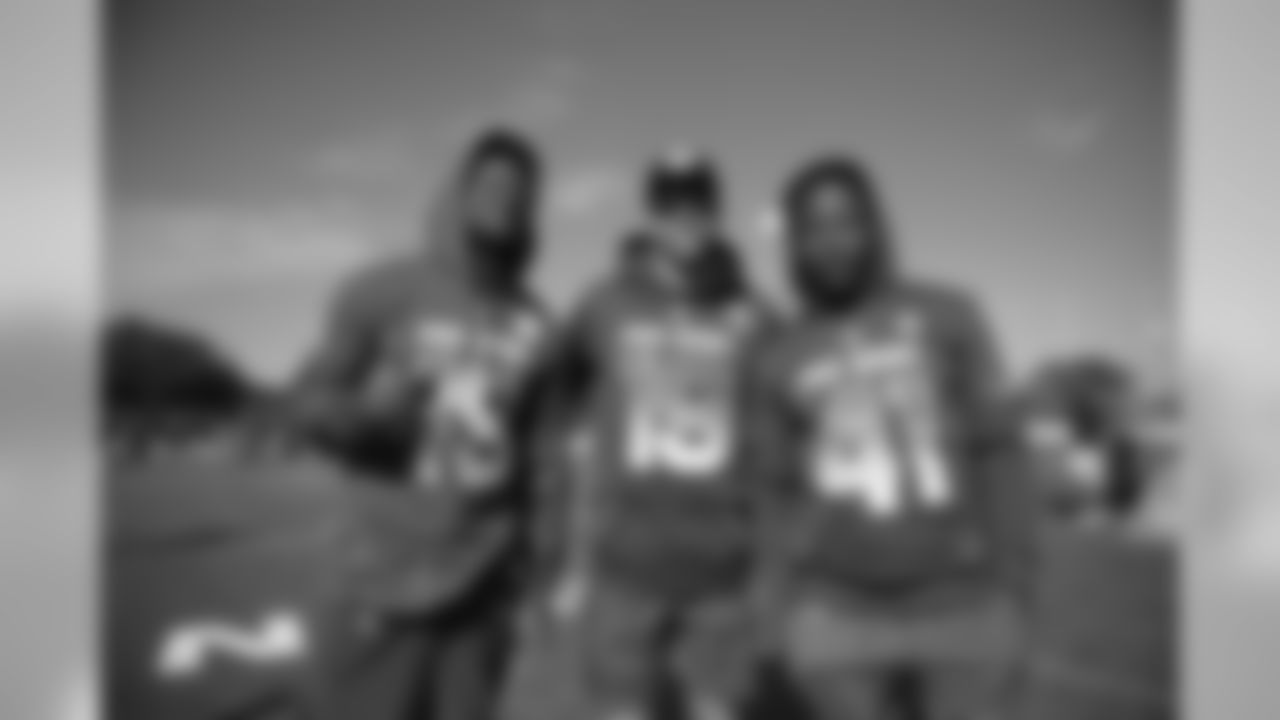 JuJu Smith-Schuster, Adam Thielen, and Alvin Kamara