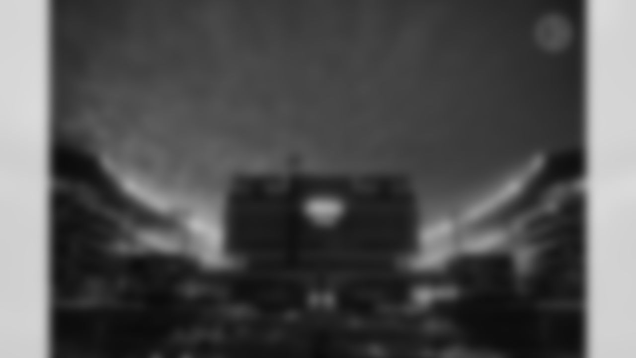A general view of Heinz Field the night before a Wild Card Round game against the Cleveland Browns, Saturday, Jan. 9, 2021. (Caitlyn Epes / Pittsburgh Steelers)