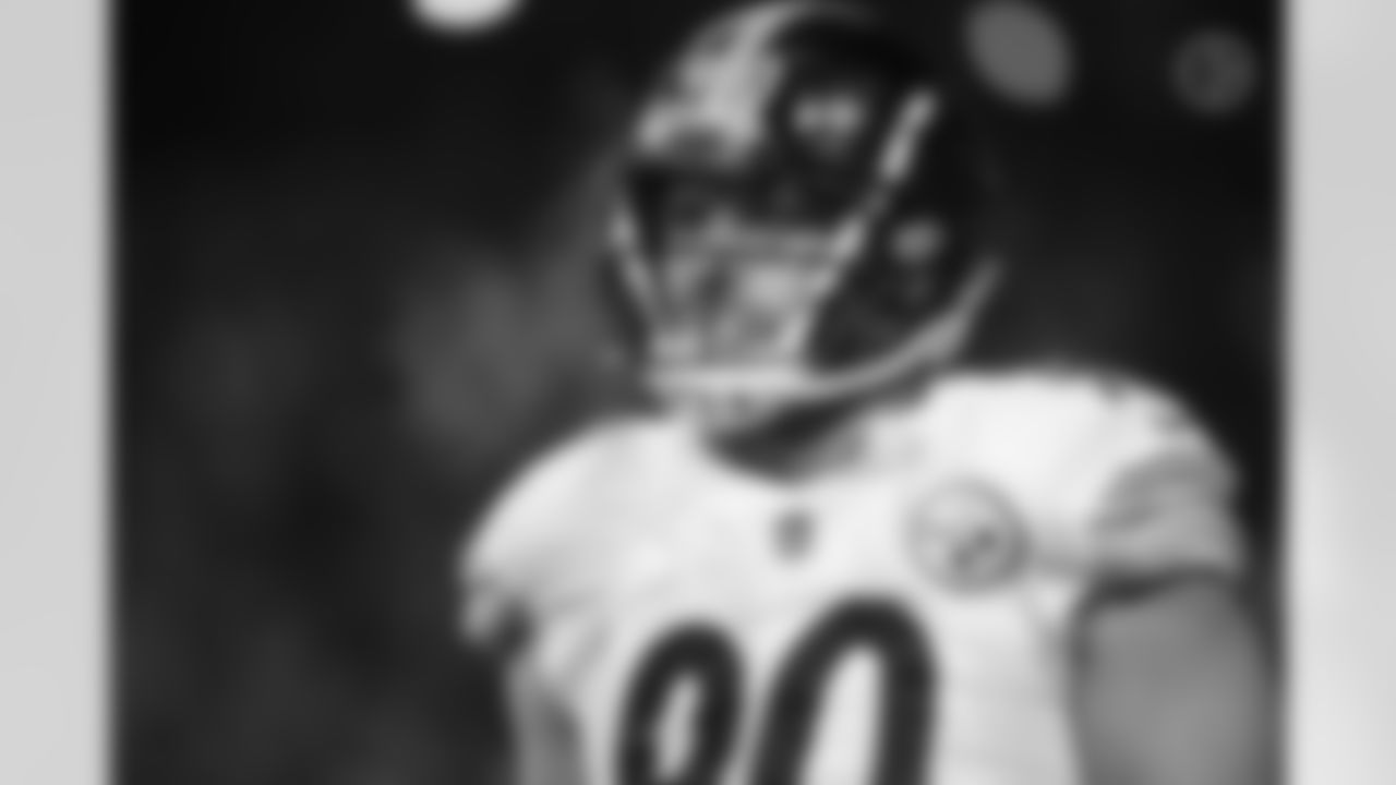 Pittsburgh Steelers linebacker T.J. Watt (90) during a postseason Wild Card Round game between the Pittsburgh Steelers and the Kansas City Chiefs, Sunday, Jan. 16, 2022 in Kansas City, MO. The Steelers lost to the Chiefs 21-42. (Caitlyn Epes / Pittsburgh Steelers)