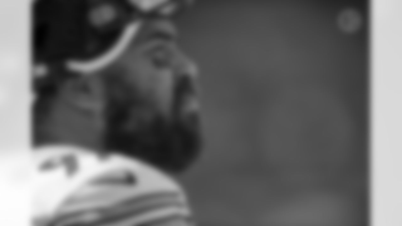 Pittsburgh Steelers defensive tackle Cameron Heyward (97) during a regular season game between the Pittsburgh Steelers and the Cleveland Browns, Sunday, Oct. 31, 2021 in Cleveland, OH. The Steelers beat the Browns 15-10. (Karl Roser / Pittsburgh Steelers)