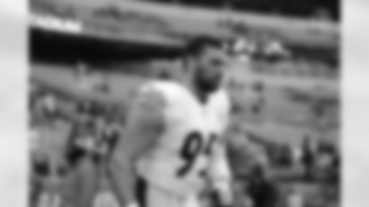 Pittsburgh Steelers defensive lineman Chris Wormley (95) during a regular season game between the Pittsburgh Steelers and the Baltimore Ravens, Sunday, Jan. 9, 2022 in Baltimore, MD. (Caitlyn Epes / Pittsburgh Steelers)