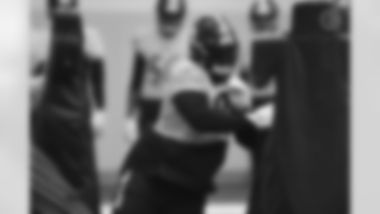 Pittsburgh Steelers defensive end Isaiah Buggs (96) during practice at the UPMC Rooney Sports Complex preparing for a Week 11 matchup against the Los Angeles Chargers, Thursday, Nov. 18, 2021 in Pittsburgh, PA. (Karl Roser / Pittsburgh Steelers)