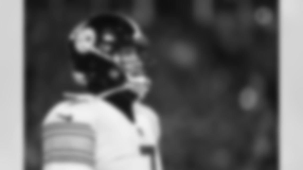 Pittsburgh Steelers quarterback Ben Roethlisberger (7) during a postseason Wild Card Round game between the Pittsburgh Steelers and the Kansas City Chiefs, Sunday, Jan. 16, 2022 in Kansas City, MO. (Caitlyn Epes / Pittsburgh Steelers)
