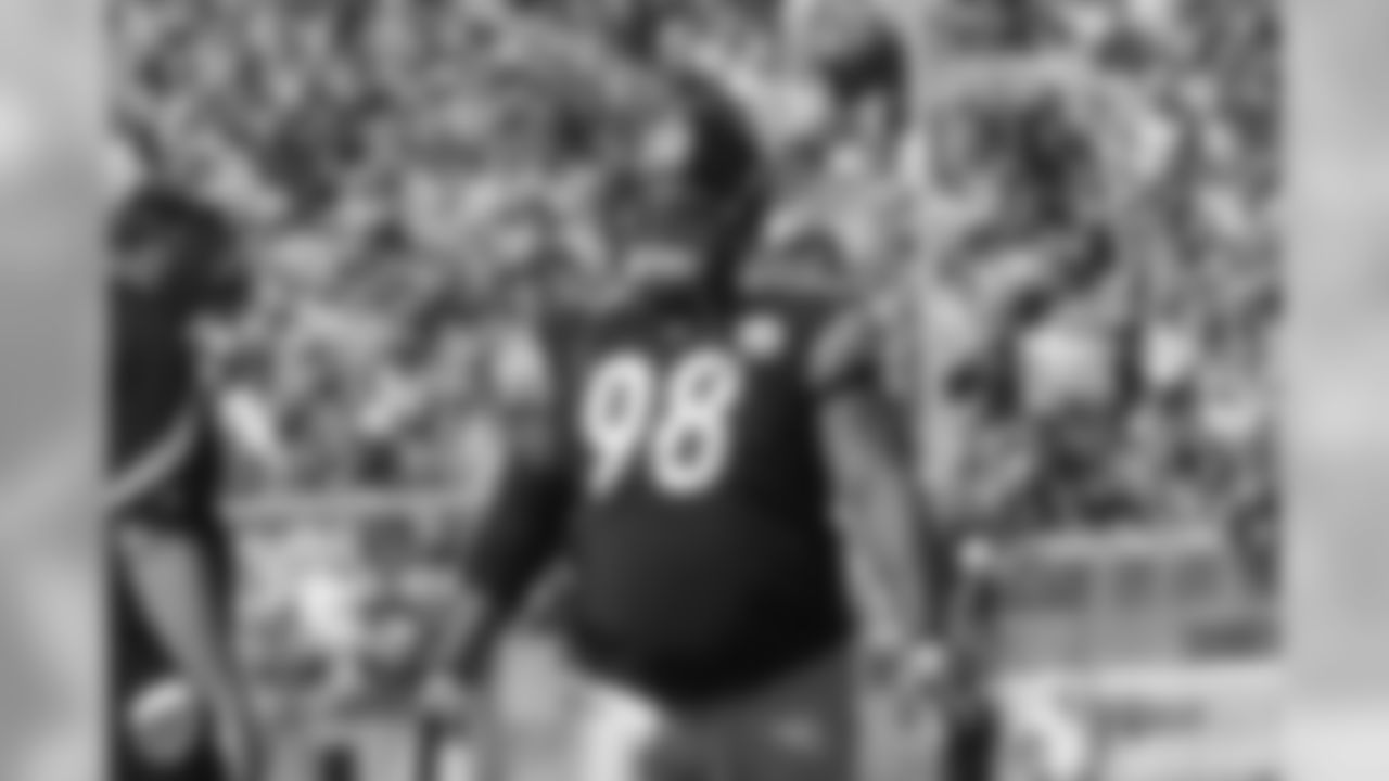 2001 CASEY HAMPTON: An underrated leader on Steelers teams that played in three Super Bowls and won two, Hampton was voted to five Pro Bowls. During his 13 seasons, the Steelers run defense was ranked among the NFLs top three 10 times, and it was No. 1 four of those times. Two Super Bowl rings.