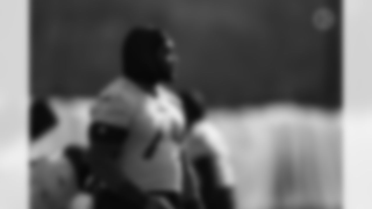 Pittsburgh Steelers defensive tackle Renell Wren (79) during practice at the UPMC Rooney Sports Complex preparing for a Week 18 matchup against the Cleveland Browns Thursday, Jan. 5, 2023 in Pittsburgh, PA. (Abigail Dean / Pittsburgh Steelers)