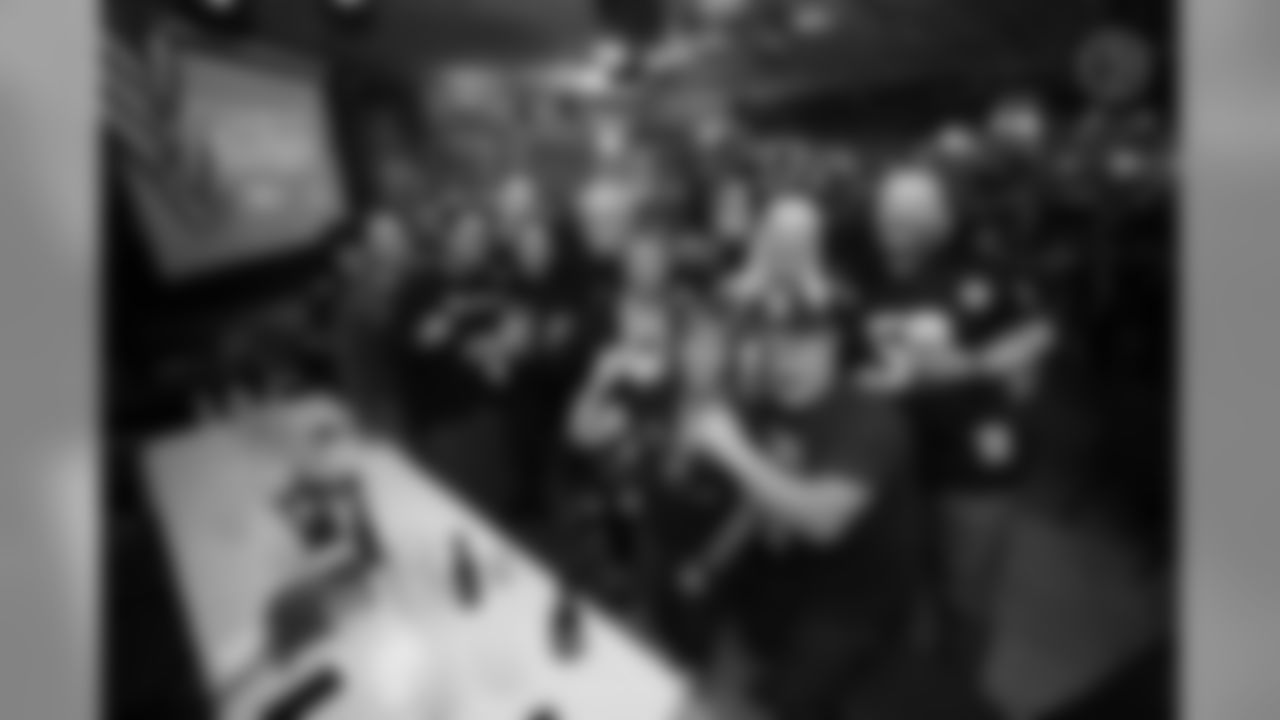 Steelers Nation Unite hosted a Road Warrior block party for fans at Harold's Cave Creek Corral in Cave Creek, AZ, which featured appearances by Steelers Legends Mel Blount, Merril Hoge and Santonio Holmes.