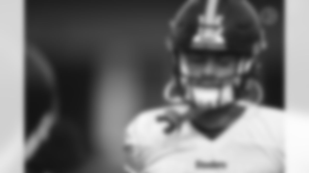 Pittsburgh Steelers wide receiver Cody White (15) during practice at the UPMC Rooney Sports Complex preparing for a Week 8 matchup against the Cleveland Browns, Monday, Oct. 25, 2021 in Pittsburgh, PA. (Karl Roser / Pittsburgh Steelers)