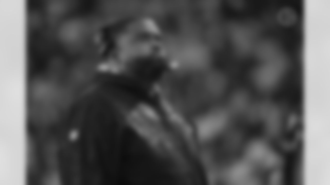 Pittsburgh Steelers Offensive Line Coach Adrian Klemm during a regular season game between the Pittsburgh Steelers and the Detroit Lions, Sunday, Nov. 14, 2021 in Pittsburgh, PA. The Steelers and the Lions tied in OT 16-16. (Caitlyn Epes / Pittsburgh Steelers)