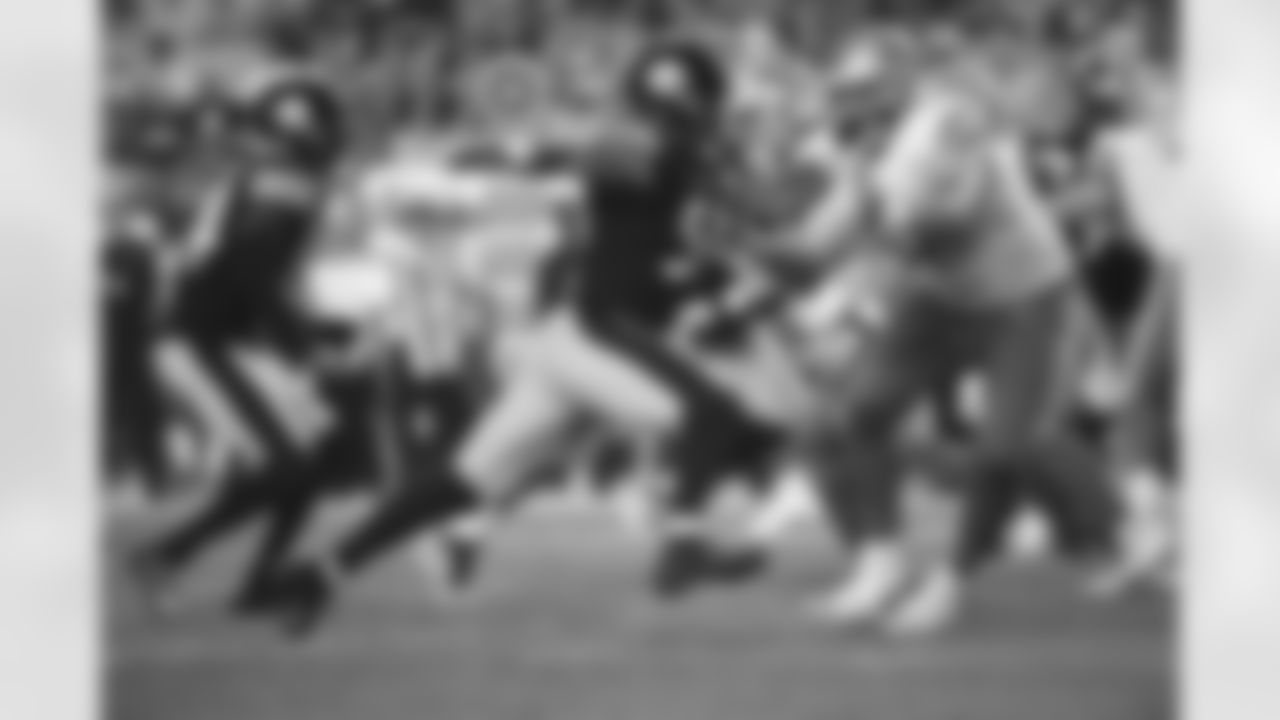 Pittsburgh Steelers linebacker Alex Highsmith (56) during a preseason game between the Pittsburgh Steelers and the Detroit Lions, Saturday, Aug. 21, 2021 in Pittsburgh, PA. (Caitlyn Epes / Pittsburgh Steelers)