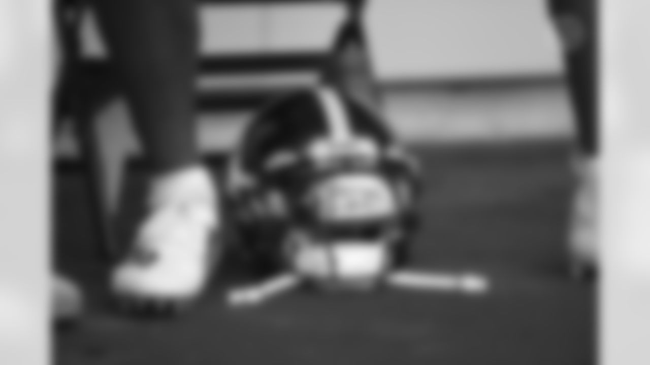 The helmet of Pittsburgh Steelers wide receiver JuJu Smith-Schuster (19) at the UPMC Rooney Sports Complex during the Steelers 2020 Training Camp, Thursday, Sept. 3, 2020 in Pittsburgh, PA. (Karl Roser / Pittsburgh Steelers)