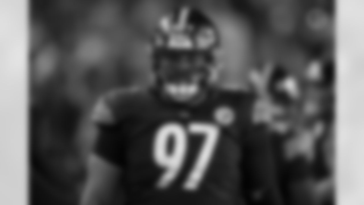 Pittsburgh Steelers defensive tackle Cameron Heyward (97) during a regular season game between the Pittsburgh Steelers and the Cleveland Browns, Monday, Jan. 3, 2022 in Pittsburgh, PA. The Steelers beat the Browns 26-14. (Karl Roser / Pittsburgh Steelers)