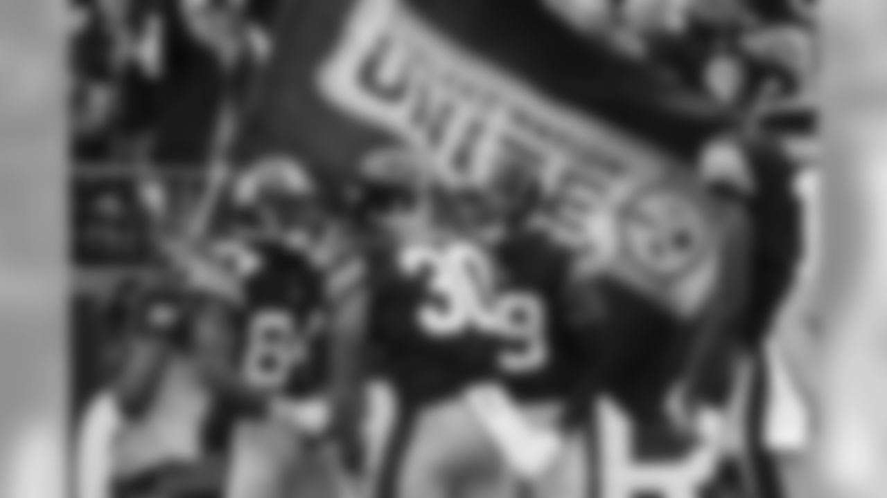 Antonio Brown, James Conner, and JuJu Smith-Schuster