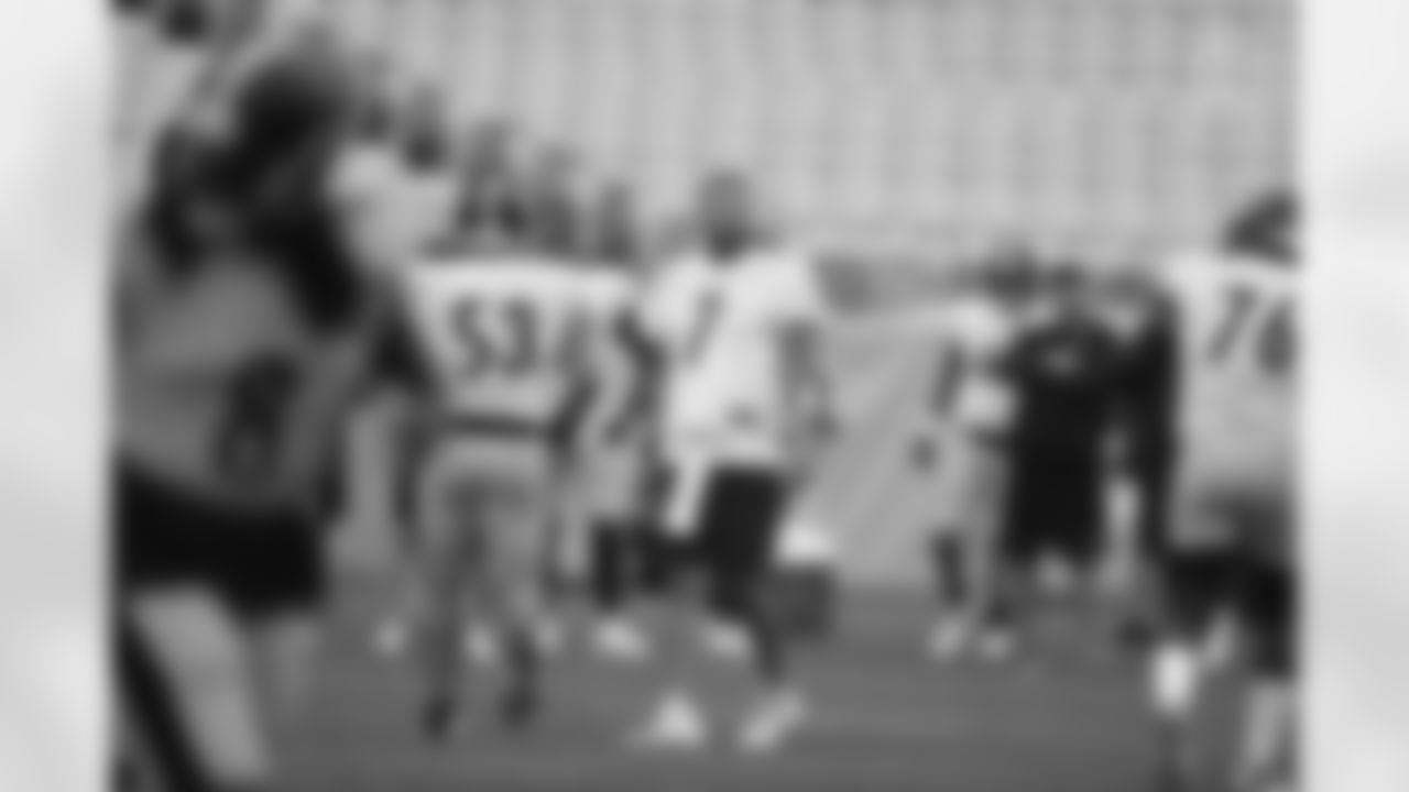 Pittsburgh Steelers quarterback Ben Roethlisberger (7) trains at Heinz Field during the 2021 Steelers Camp, Tuesday, Aug. 10, 2021 in Pittsburgh, PA. (Karl Roser / Pittsburgh Steelers)