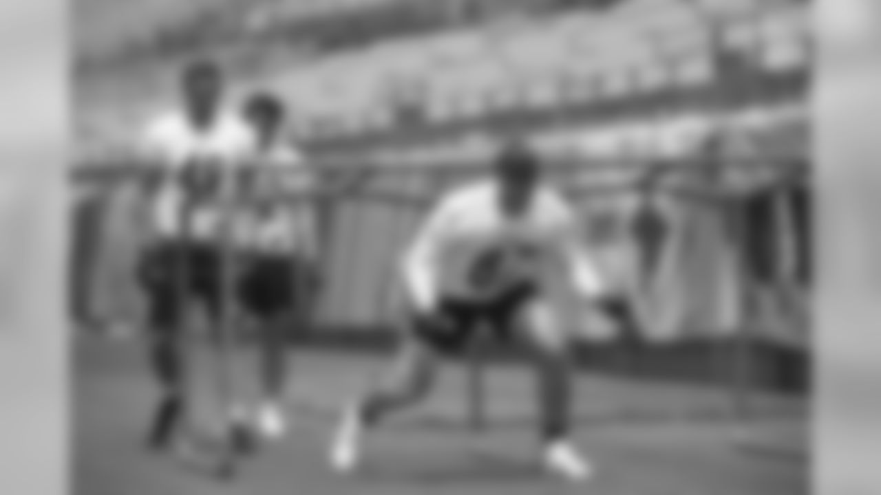 Pittsburgh Steelers tight end Kevin Rader (87) trains at Heinz Field during the Steelers 2020 Training Camp, Friday, July 31, 2020 in Pittsburgh, PA. (Karl Roser / Pittsburgh Steelers)