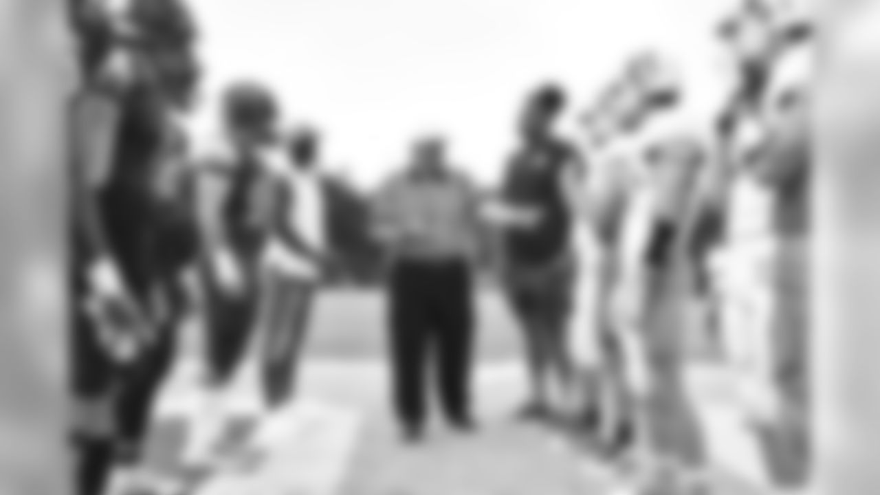 Steelers players celebrated the NFL Fantennial weekend by attending a high school football game between the Riverside Panthers and the Western Beaver Golden Beavers.