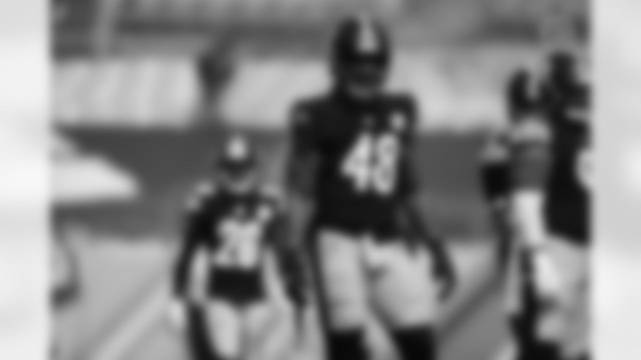 Pittsburgh Steelers linebacker Bud Dupree (48) during a regular season game between the Pittsburgh Steelers and the Houston Texans, Sunday, Sept. 27, 2020 in Pittsburgh, PA. (Karl Roser / Pittsburgh Steelers