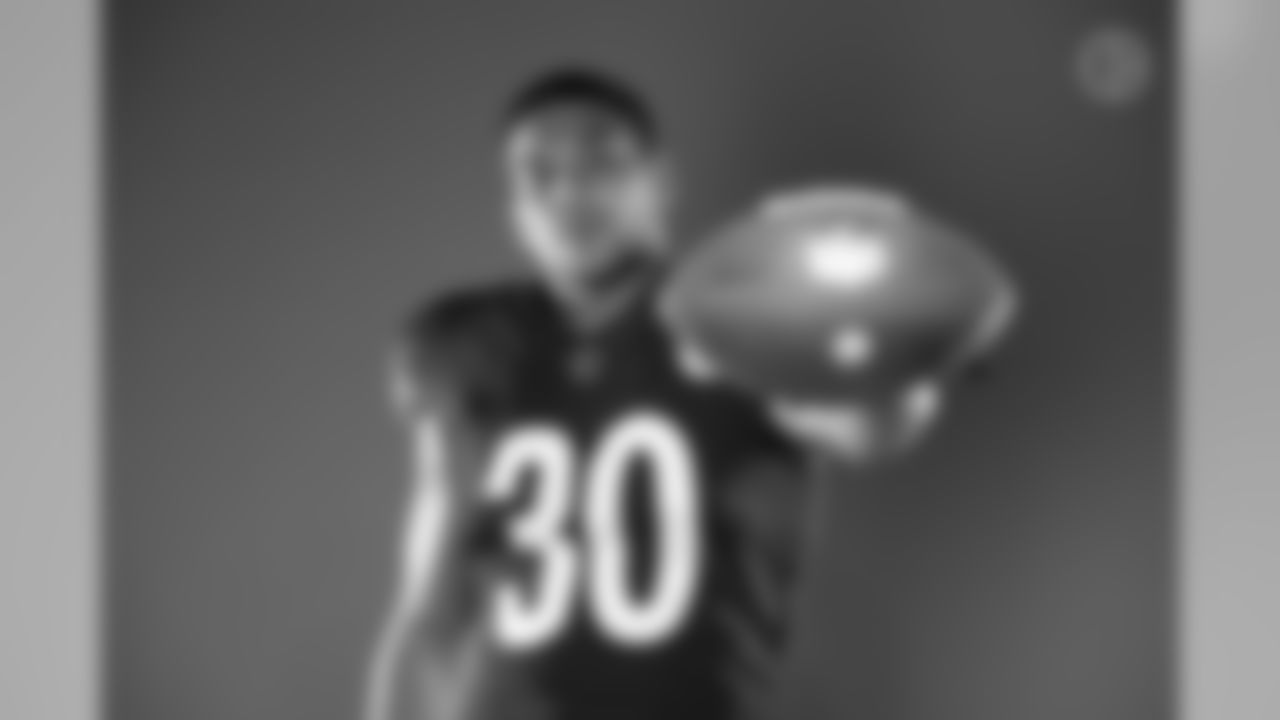 Pittsburgh Steelers running back James Conner (30) poses for a photo during the Steelers 2020 media day, Thursday, Aug. 6, 2020 in Pittsburgh, PA. (Karl Roser / Pittsburgh Steelers)
