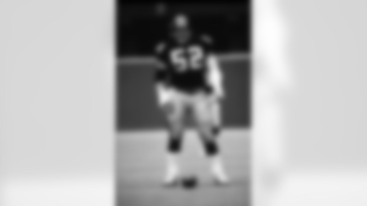 1974 Mike Webster: Voted to nine Pro Bowls and named Associated Press first-team All-Pro five times, Webster was the dominant NFL center of his era. Webster is the franchise leader in seasons with 15, in games played with 220, and is second in consecutive games played with 177. Four Super Bowl rings.