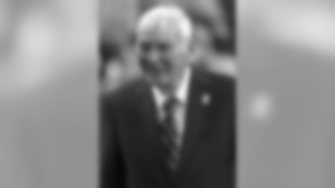 A portrait of Dan Rooney on the field prior to a game against the Dallas Cowboys on December 16th, 2012.