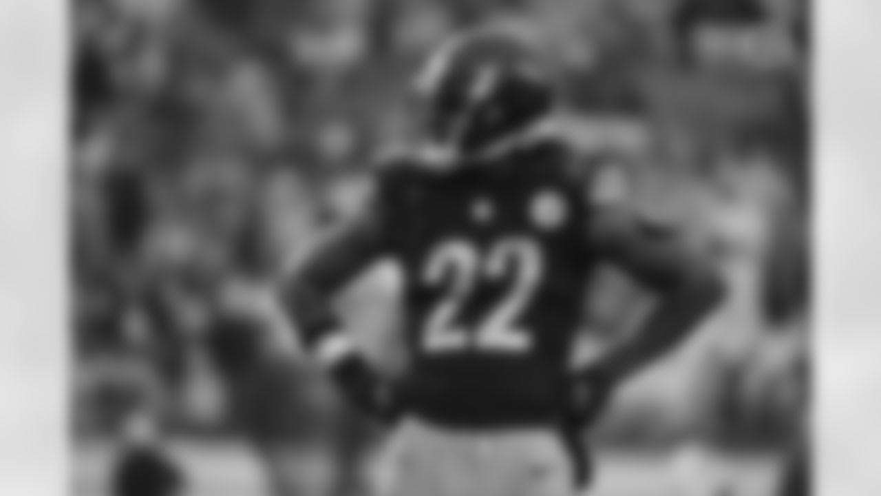 Pittsburgh Steelers running back Najee Harris (22) during a regular season game between the Pittsburgh Steelers and the Detroit Lions, Sunday, Nov. 14, 2021 in Pittsburgh, PA. The Steelers and the Lions tied in OT 16-16. (Caitlyn Epes / Pittsburgh Steelers)