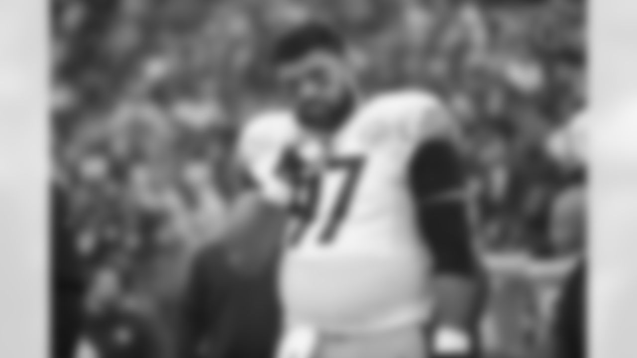 Pittsburgh Steelers defensive tackle Cameron Heyward (97) during a regular season game between the Pittsburgh Steelers and the Baltimore Ravens, Sunday, Jan. 9, 2022 in Baltimore, MD. The Steelers beat the Ravens 16-13. (Karl Roser / Pittsburgh Steelers)