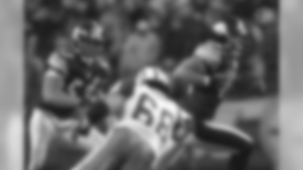 Action photo of safety Troy Polamalu #43 during his time with the Pittsburgh Steelers.