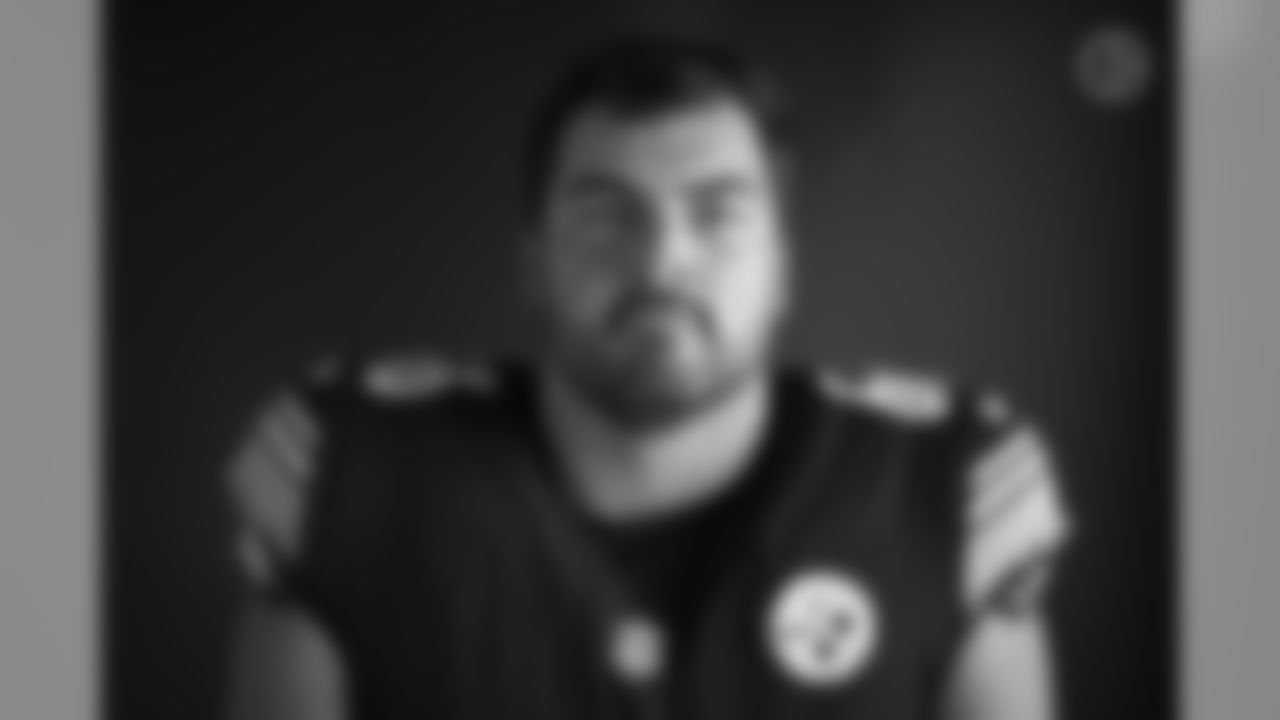 Pittsburgh Steelers guard David DeCastro (66) poses for a photo during the Steelers 2020 media day, Thursday, Aug. 6, 2020 in Pittsburgh, PA. (Karl Roser / Pittsburgh Steelers)