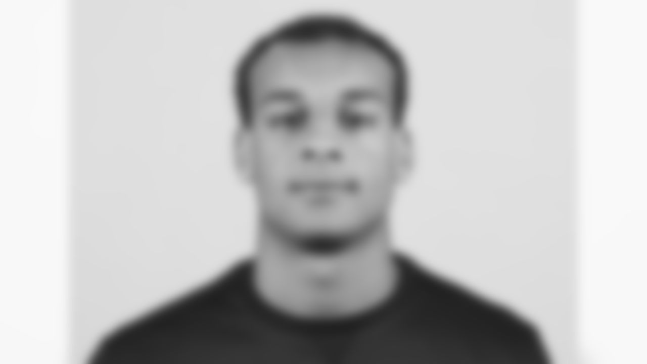 Michigan St. wide receiver Cody White poses for a headshot during the 2020 NFL Scouting Combine, Monday, Feb. 24, 2020 in Indianapolis. (Ben Liebenberg via AP)