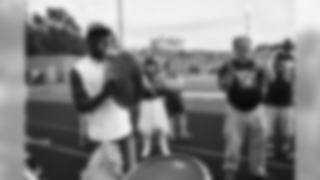 Steelers players celebrated the NFL Fantennial weekend by attending a high school football game between the Riverside Panthers and the Western Beaver Golden Beavers.