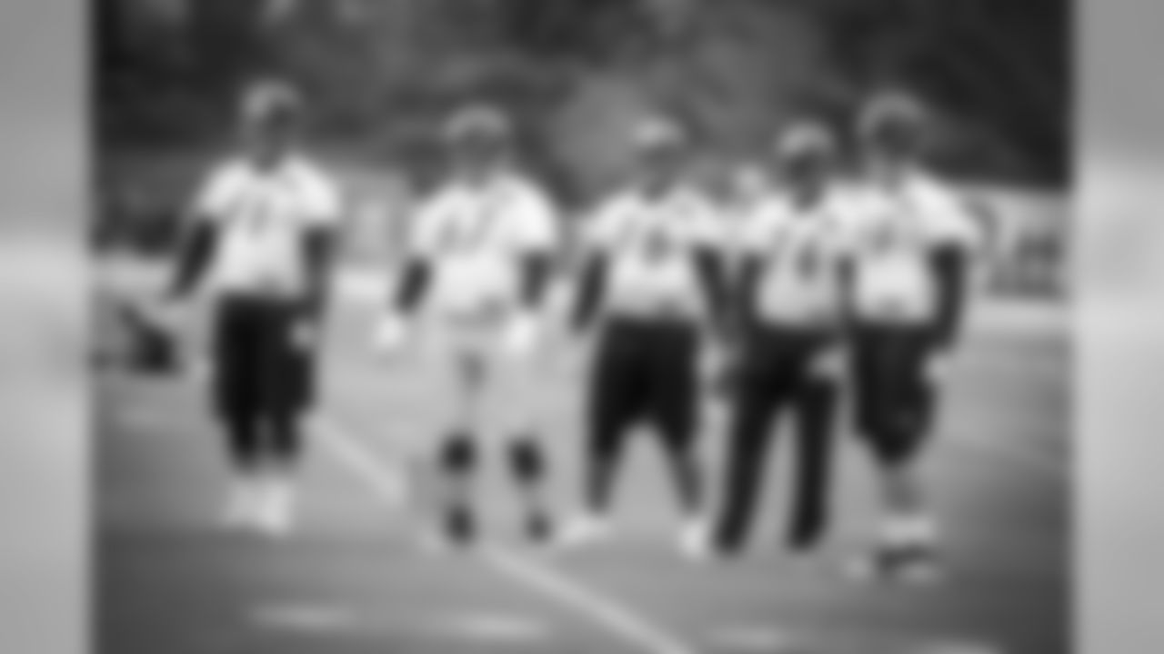 Matt Feiler, B.J. Finney, Keavon Milton, Chris Hubbard, and Brian Mihalik