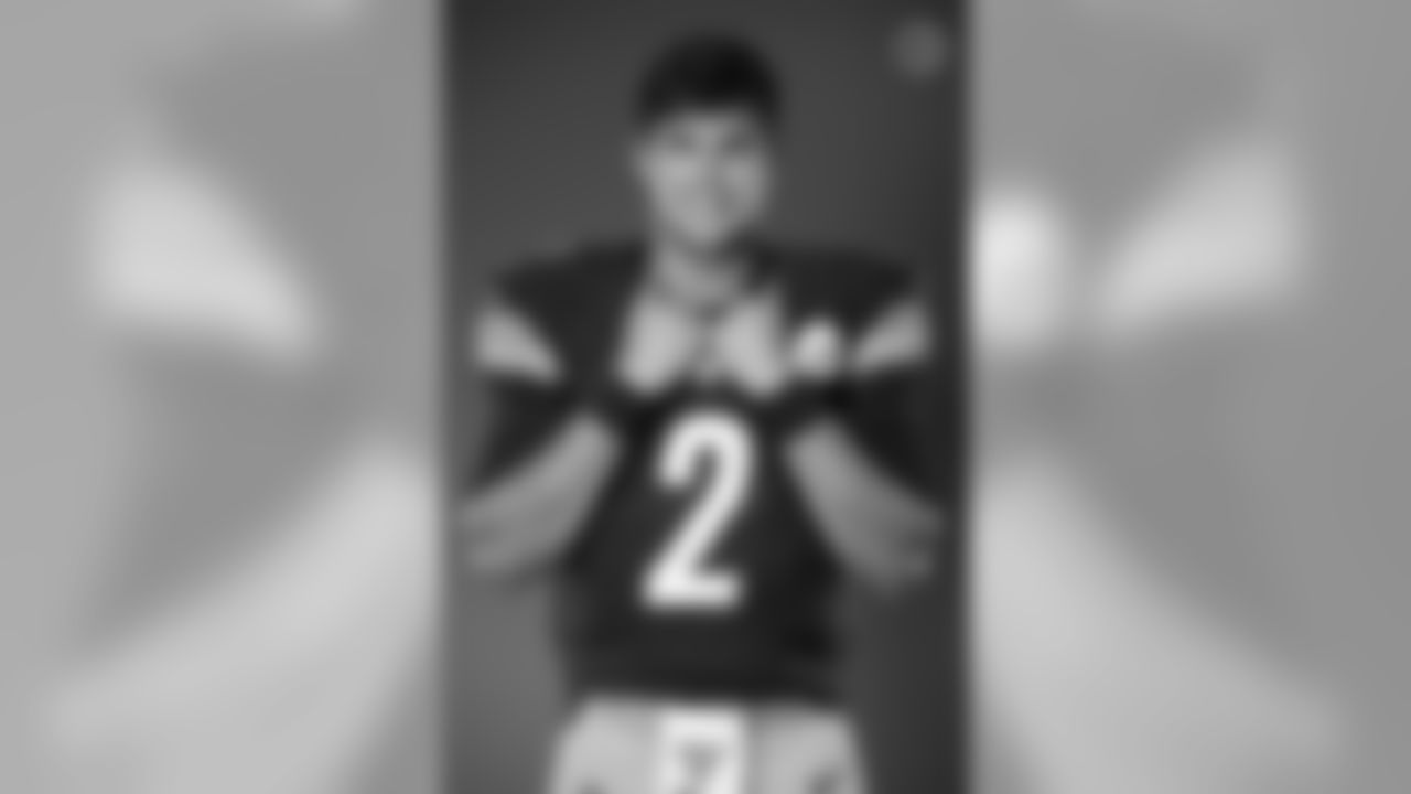 Pittsburgh Steelers quarterback Mason Rudolph (2) poses for a photo during the Steelers 2020 media day, Wednesday, Aug. 5, 2020 in Pittsburgh, PA. (Karl Roser / Pittsburgh Steelers)