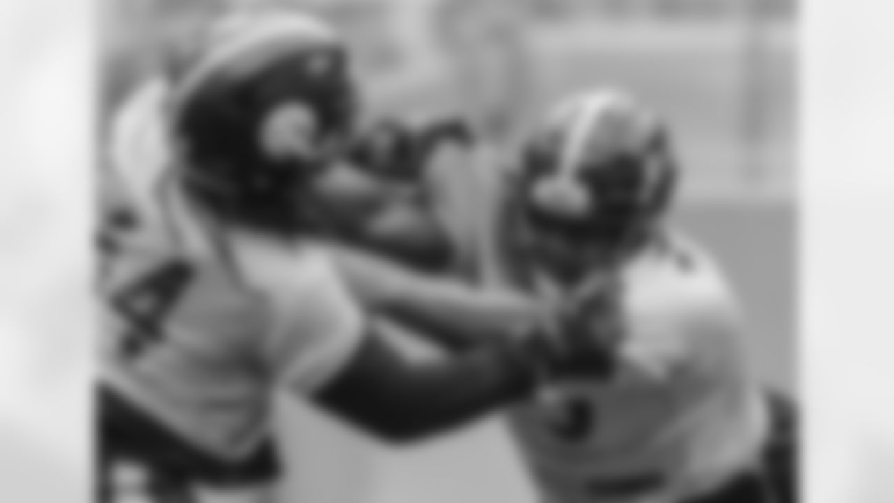 The Pittsburgh Steelers rookies practice at Heinz Field.
