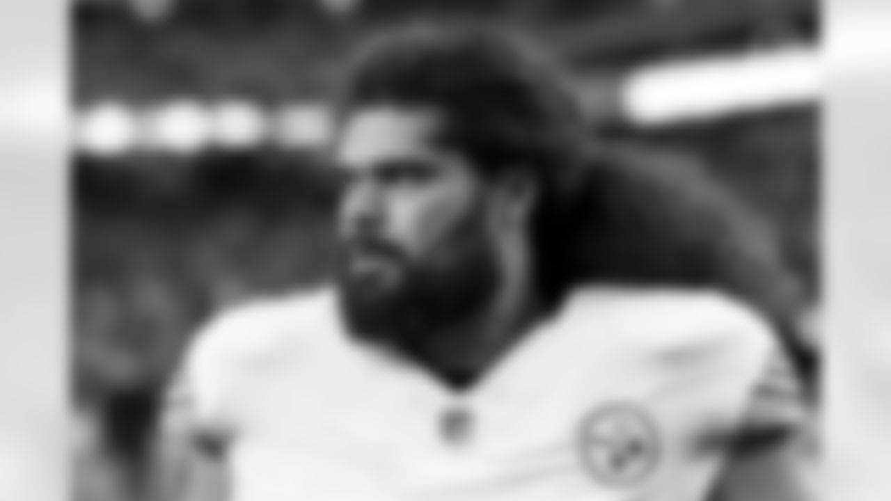 Pittsburgh Steelers guard Isaac Seumalo (73) during a regular season game between the Pittsburgh Steelers and the Las Vegas Raiders, Sunday, Sept. 24, 2023 in Las Vegas, NV. (Karl Roser / Pittsburgh Steelers)