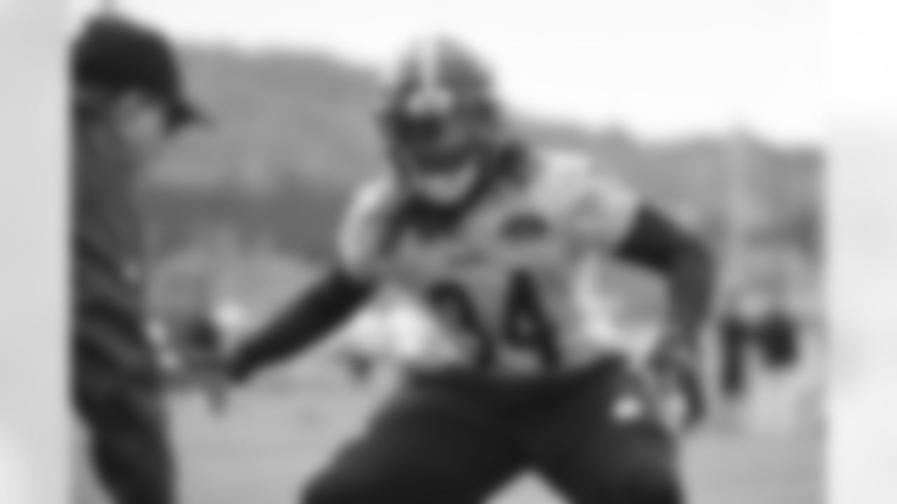 The Pittsburgh Steelers rookies practice at the UPMC Rooney Sports Complex.