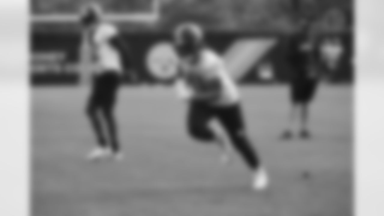 Pittsburgh Steelers wide receiver Chase Claypool (11) practices at the UPMC Rooney Sports Complex preparing for a Week 1 matchup against the New York Giants, Saturday, Sept. 12, 2020 in Pittsburgh, PA. (Caitlyn Epes / Pittsburgh Steelers)