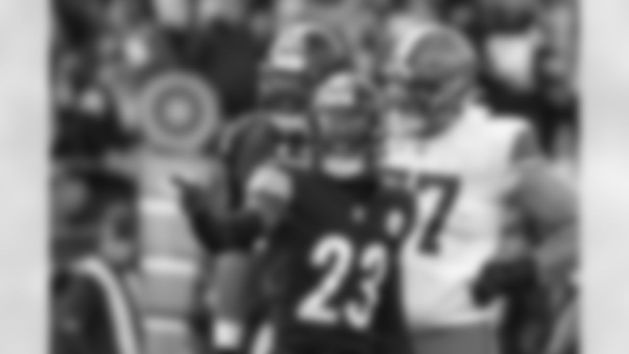 Pittsburgh Steelers safety Damontae Kazee (23) during a regular season game between the Pittsburgh Steelers and the Cleveland Browns, Sunday, Jan. 8, 2023 in Pittsburgh, PA. The Steelers defeated the Browns 28-14. (Taylor Ollason / Pittsburgh Steelers)