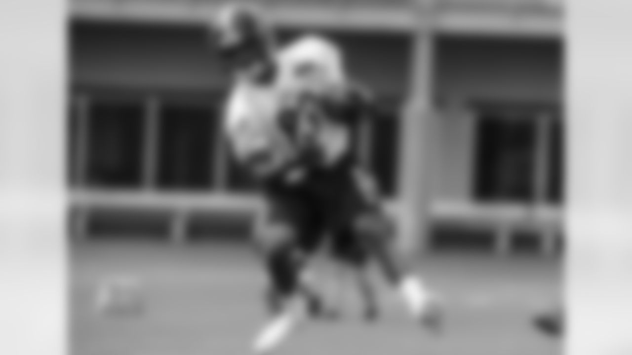 The Pittsburgh Steelers rookies practice at the UPMC Rooney Sports Complex.