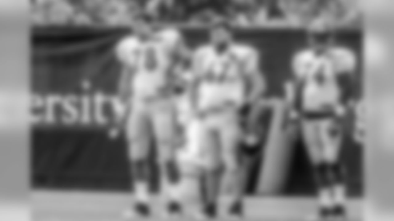 Alejandro Villanueva, Wesley Johnson, and Chris Hubbard.