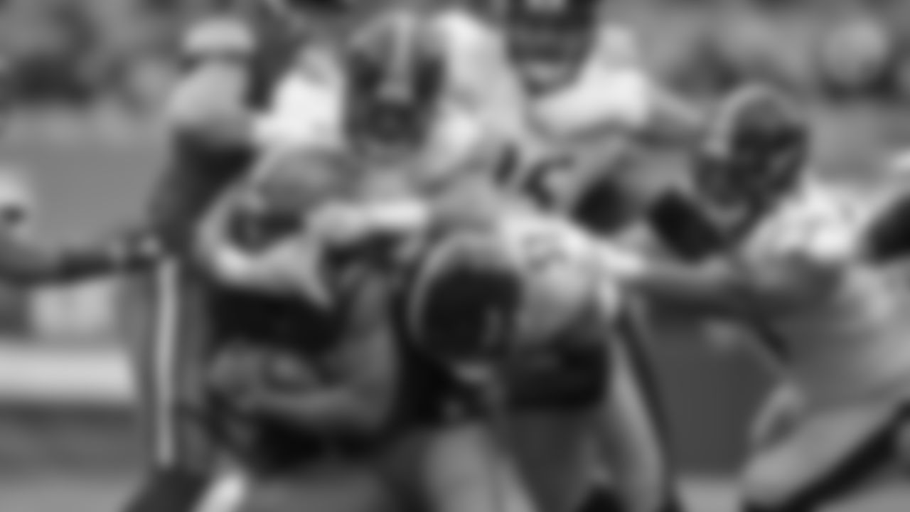 Pittsburgh Steelers linebacker Alex Highsmith (56), Pittsburgh Steelers linebacker Avery Williamson (51), Pittsburgh Steelers nose tackle Chris Wormley (95) and Pittsburgh Steelers defensive end Tyson Alualu (94) during a regular season game between the Pittsburgh Steelers and the Cleveland Browns, Sunday, Jan. 3, 2021 in Cleveland, OH. The Browns defeated the Steelers 24-22. (Karl Roser / Pittsburgh Steelers)