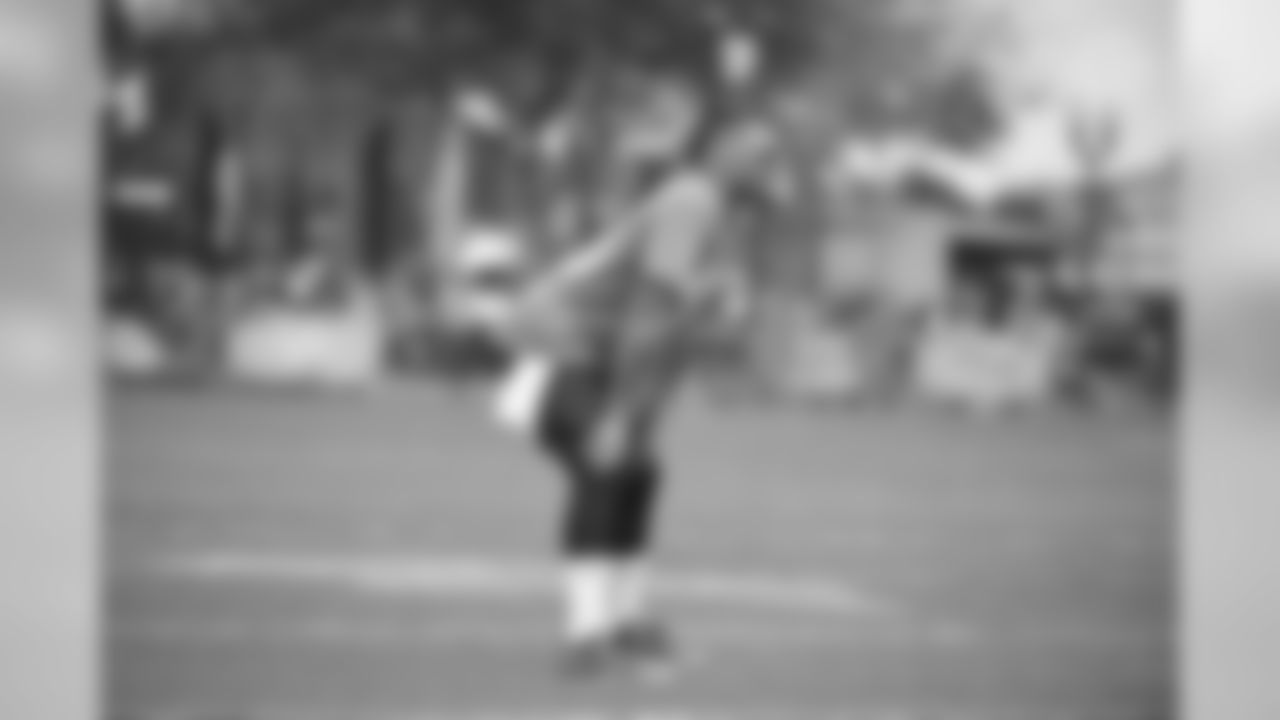 The AFC Pro Bowl team practices at the ESPN Wide World of Sports in Orlando, FL.