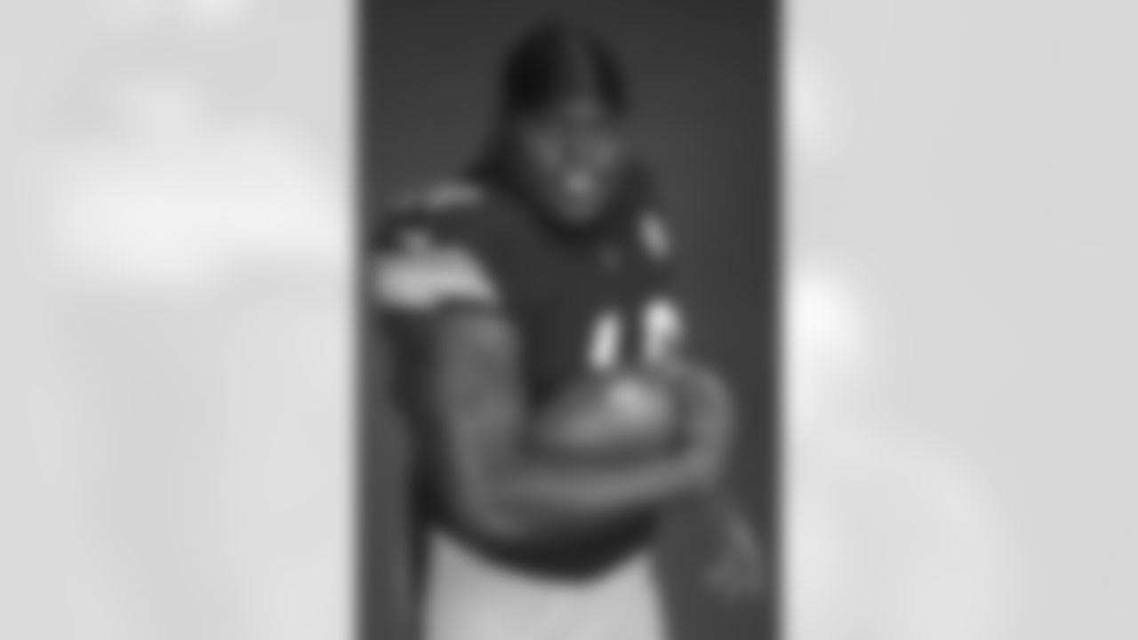 Pittsburgh Steelers offensive lineman Kevin Dotson (69) poses for a photo during the Pittsburgh Steelers 2022 media day, on Friday, July 29, 2022 in Latrobe, PA. (Abigail Dean / Pittsburgh Steelers)