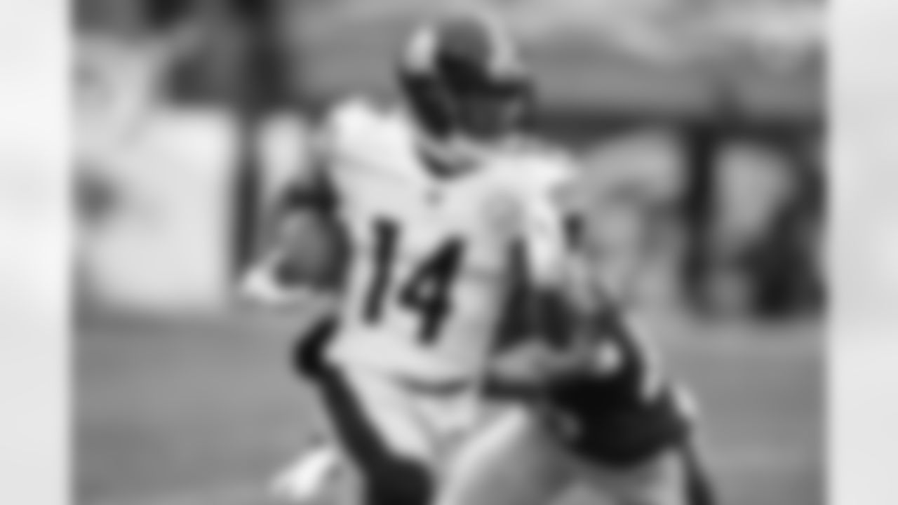 Pittsburgh Steelers wide receiver Ray-Ray McCloud (14) during a regular season game between the Pittsburgh Steelers and the Baltimore Ravens, Sunday, Nov. 1, 2020 in Baltimore, MD. (Karl Roser / Pittsburgh Steelers)