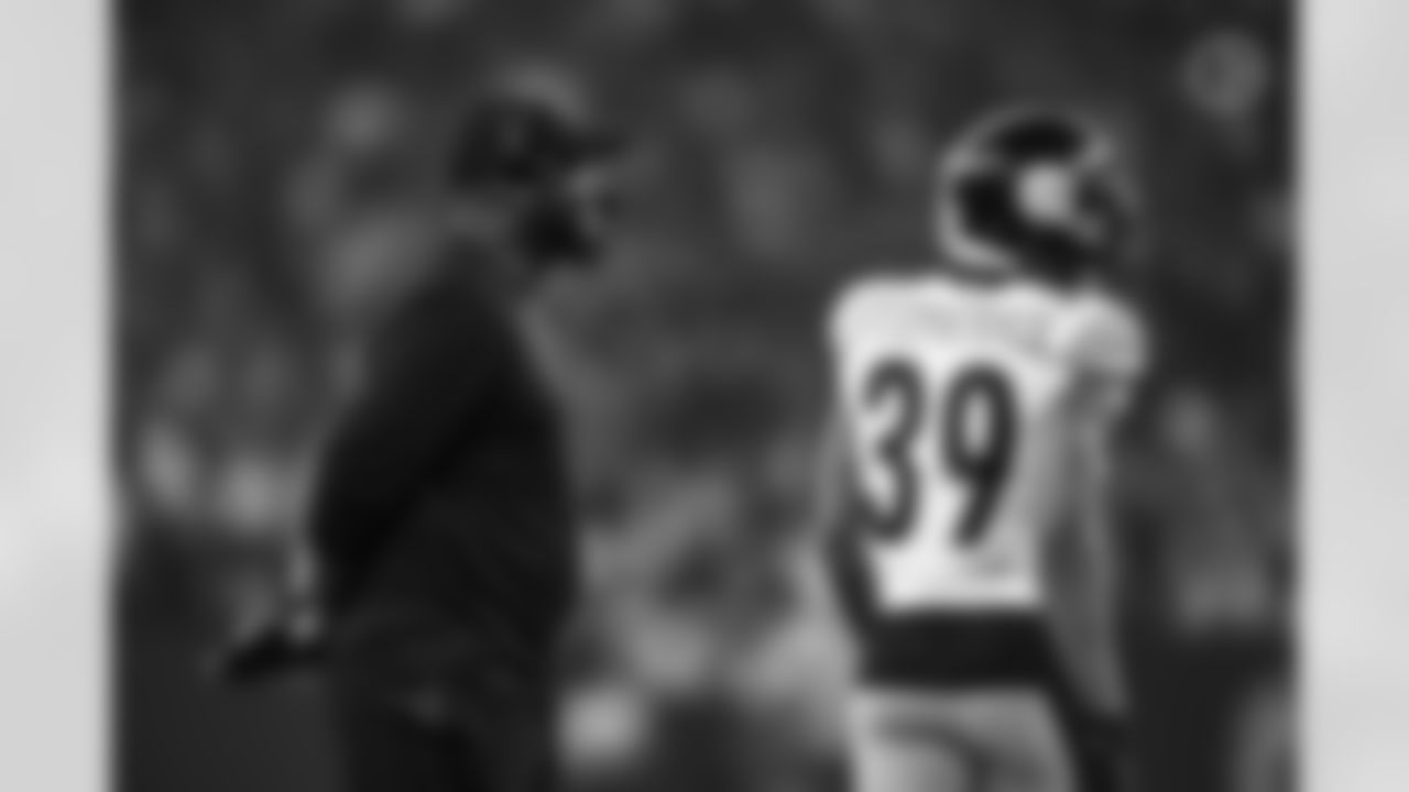 Pittsburgh Steelers head coach Mike Tomlin during a regular season game between the Pittsburgh Steelers and the Las Vegas Raiders, Sunday, Sept. 24, 2023 in Las Vegas, NV. (Karl Roser / Pittsburgh Steelers)