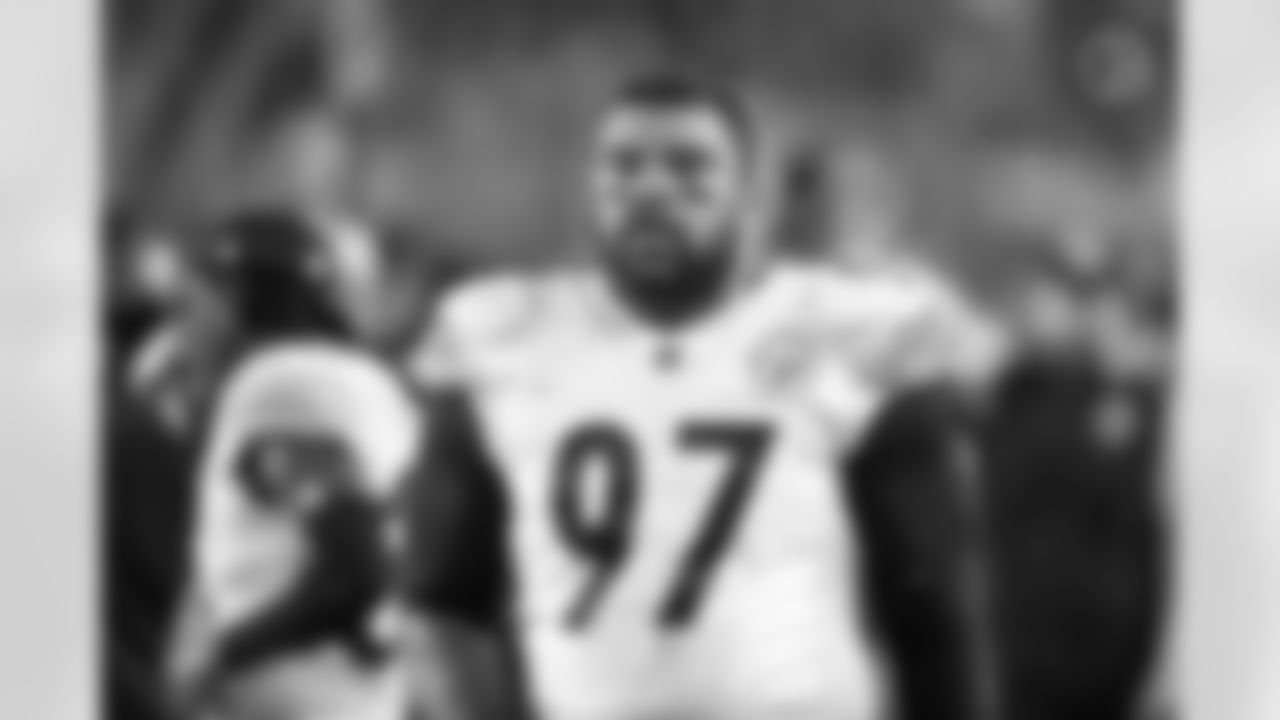 Pittsburgh Steelers defensive tackle Cameron Heyward (97) during a regular season game between the Pittsburgh Steelers and the Miami Dolphins, Sunday, Oct. 23, 2022 in Miami, FL. (Karl Roser / Pittsburgh Steelers)