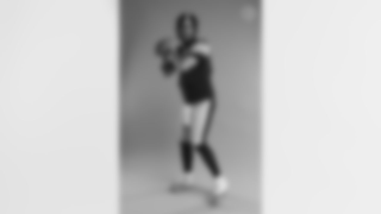 Pittsburgh Steelers quarterback Ben Roethlisberger (7) poses for a photo during the Steelers 2021 media day, Saturday, July 24, 2021 in Pittsburgh, PA. (Karl Roser / Pittsburgh Steelers)