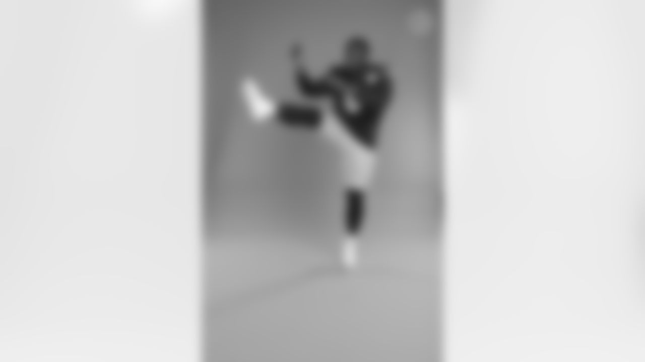 Pittsburgh Steelers punter Pressley Harvin III (6) poses for a photo during the Steelers 2021 media day, Friday, July 23, 2021 in Pittsburgh, PA. (Caitlyn Epes / Pittsburgh Steelers)